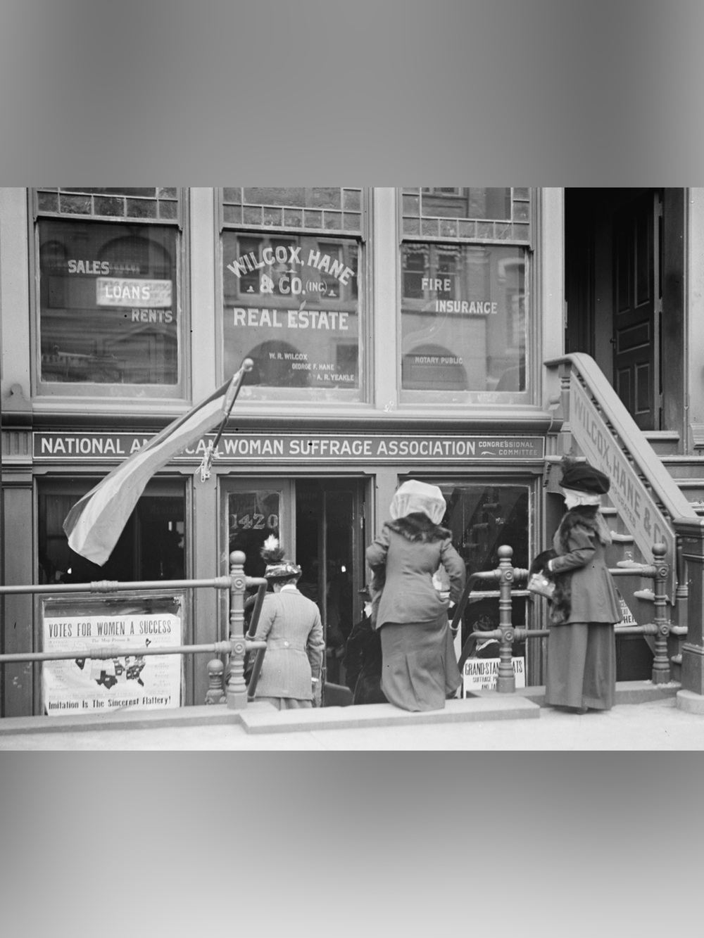 1913 Headquarters National American Woman Suffrage Association 8x10 Photo #1
